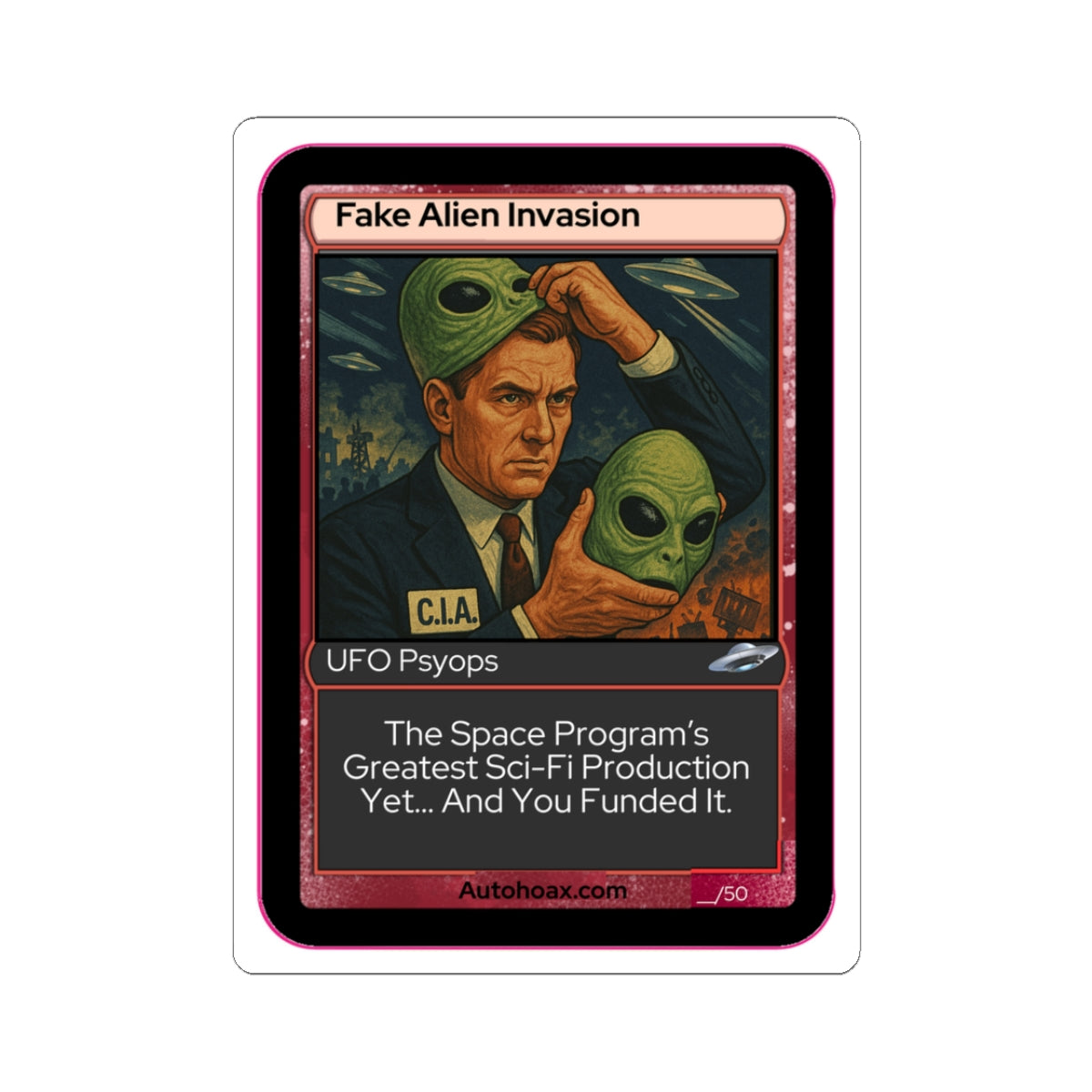 Alien Invasion Stickers - Quirky UFO Decor, Perfect for Gifts, Journal Aesthetics, Laptop Art, Sci-Fi Enthusiasts