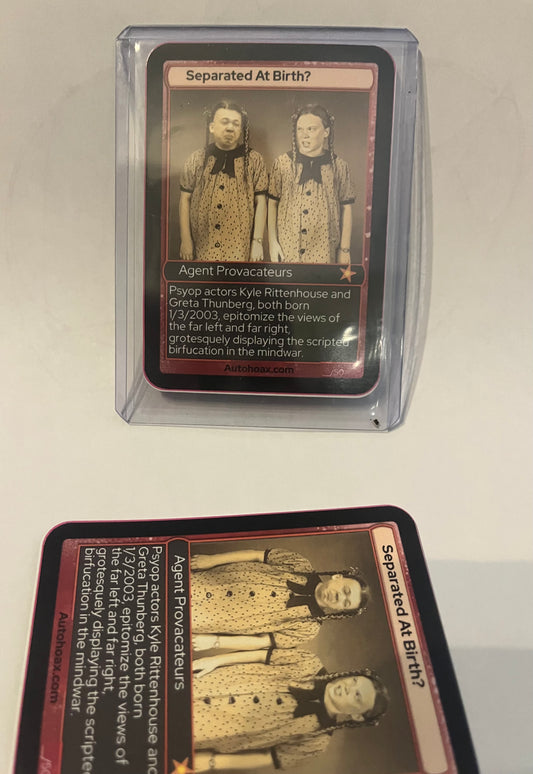 Psyop Trading Card: "Agent Provacateurs"